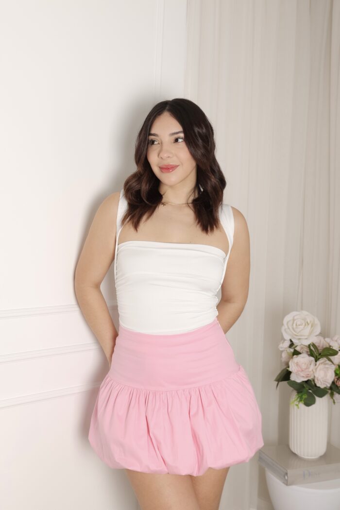 balloon skirt rosa - Imagen 2