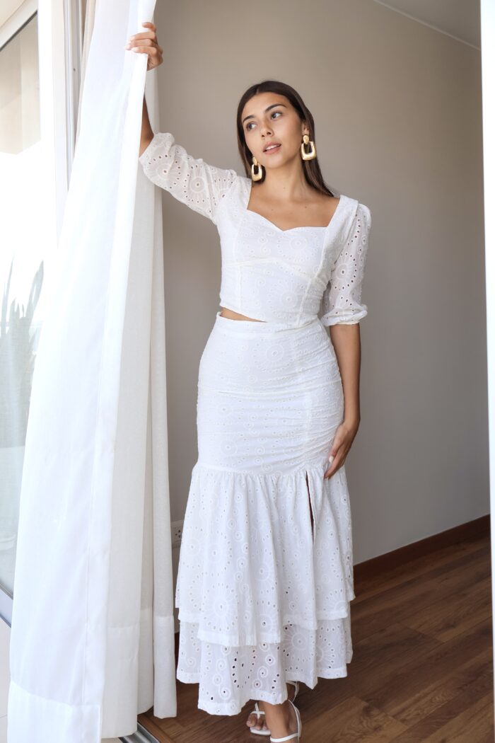 Set Adele broderie perla