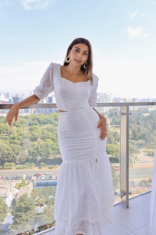 Set Adele broderie perla