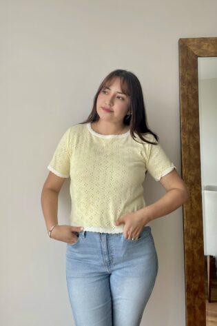 BASICO TEJIDO MAYA AMARILLO