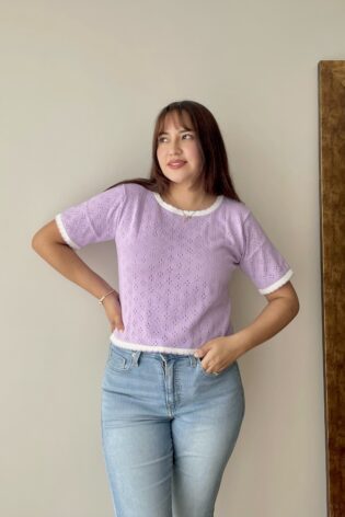 BASICO TEJIDO MAYA LILA