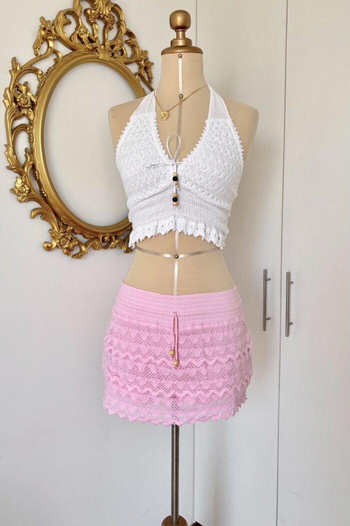 FALDA SHORT PLAYA ROSA