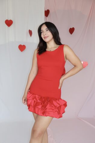 melody dress rojo