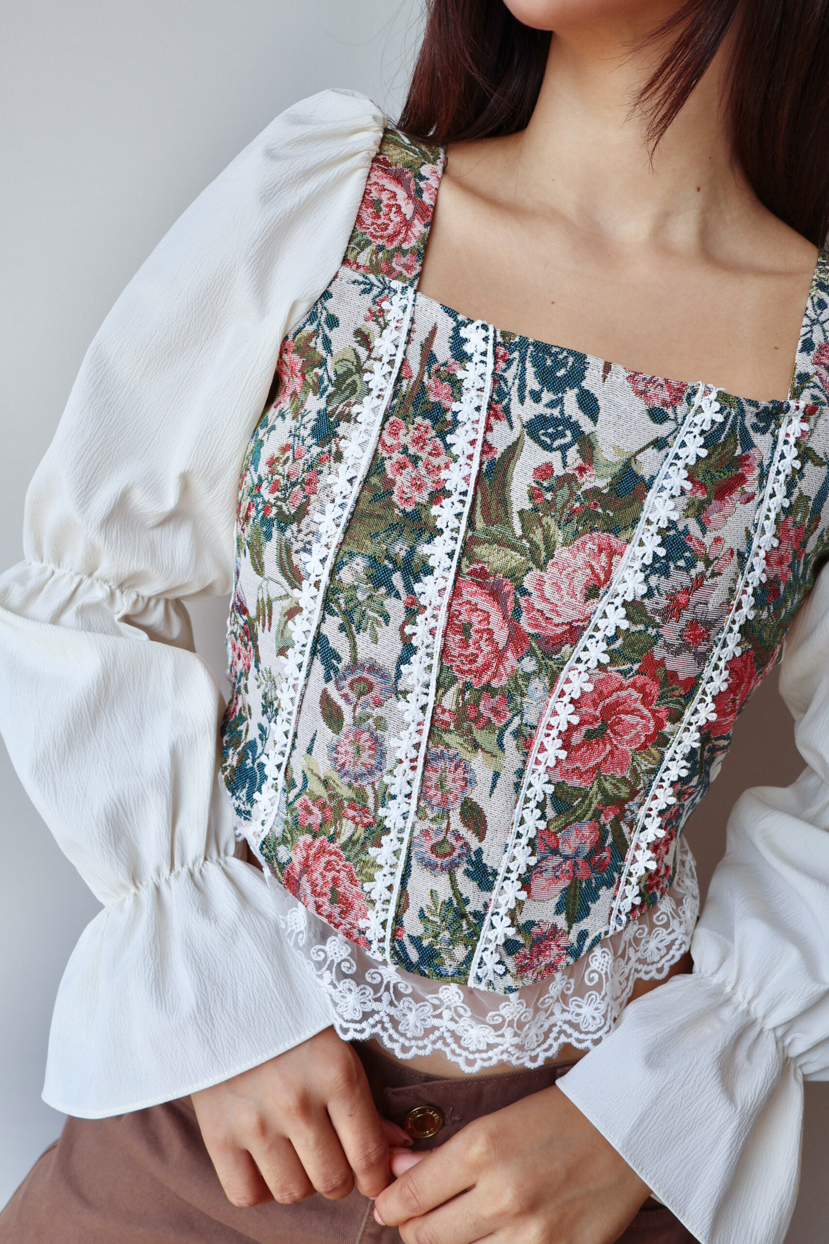 Blusa Victoria rosa - Imagen 2