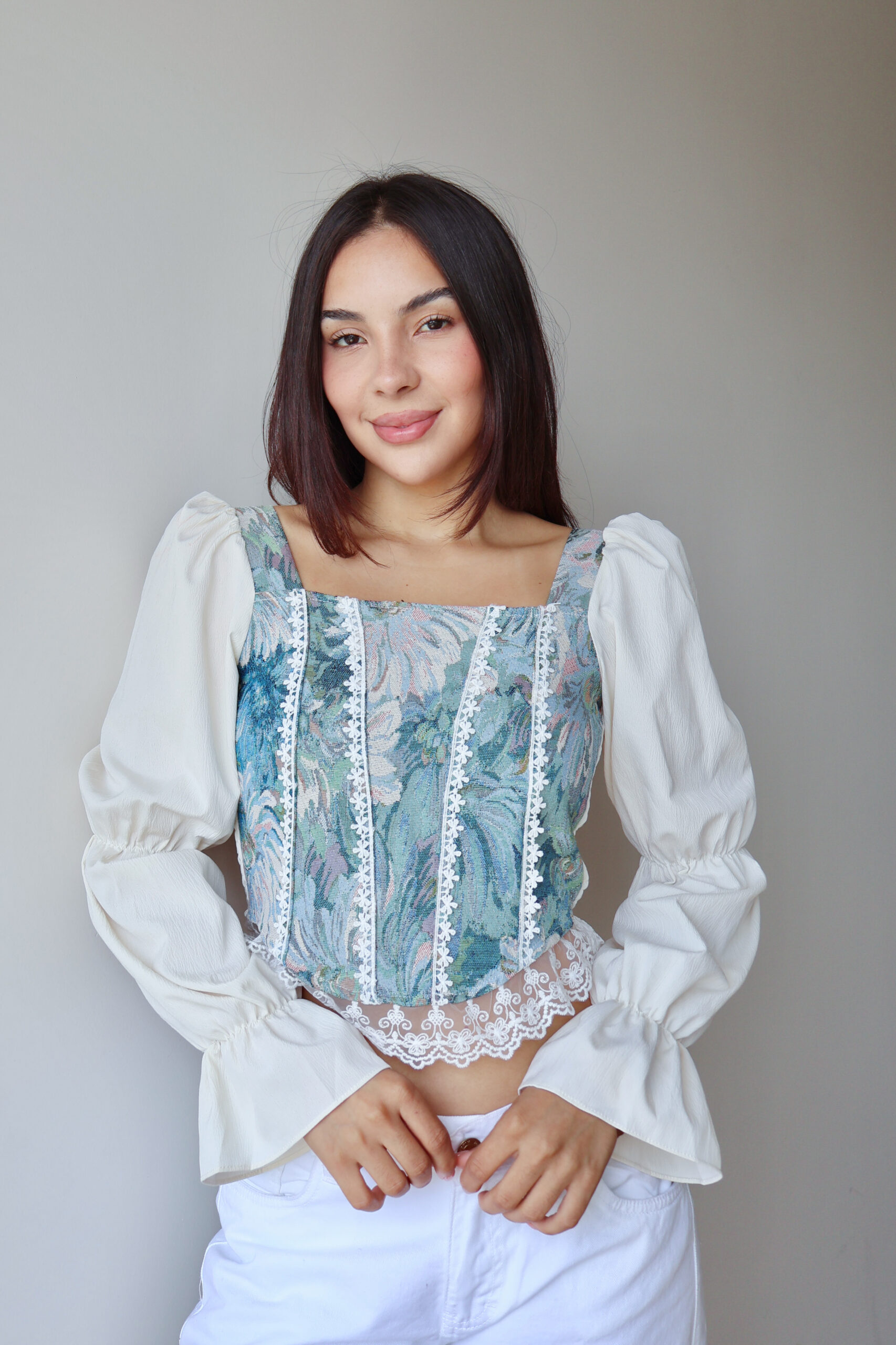 Blusa Victoria azul