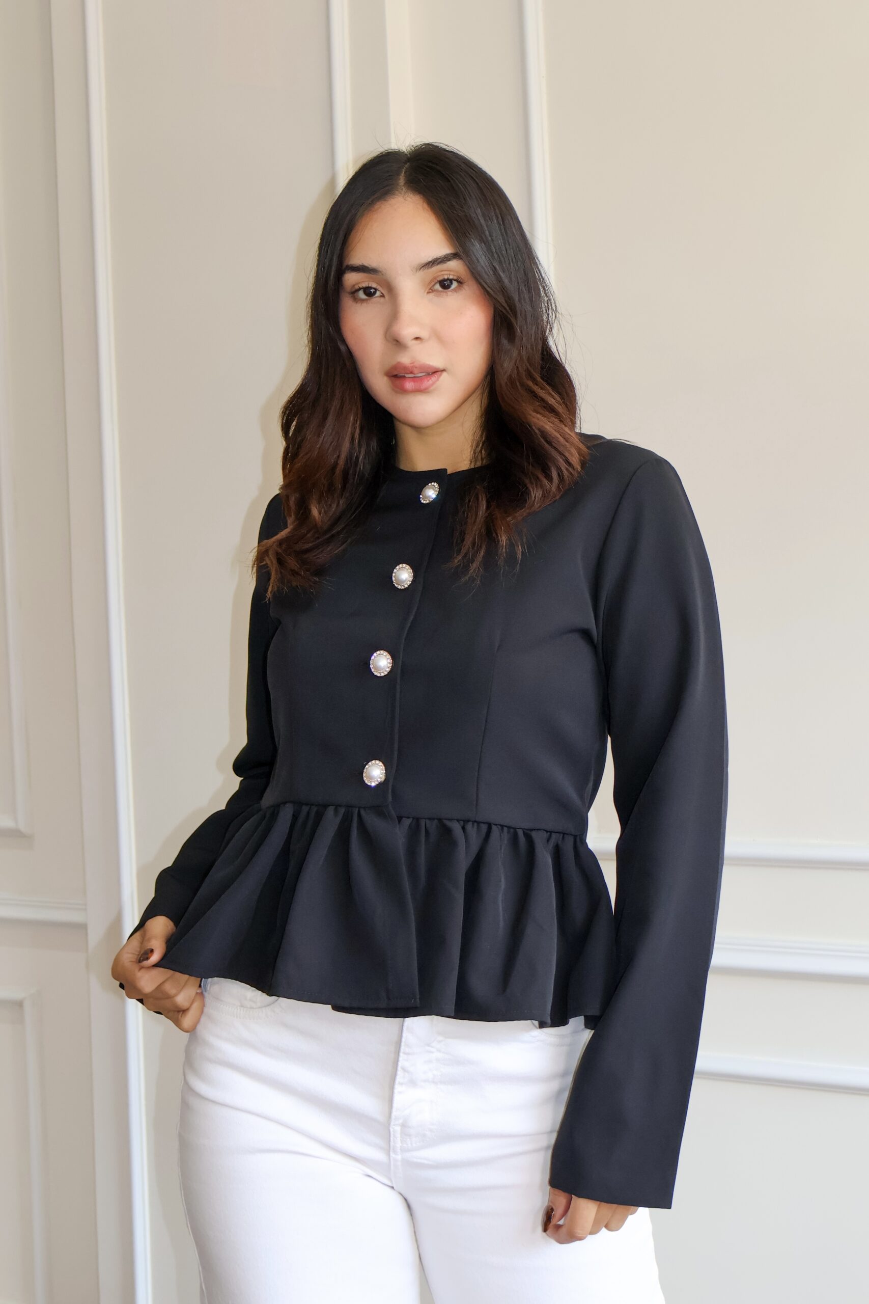 Blusa Oriana negro