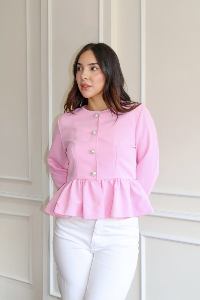 Blusa Oriana rosa - Imagen 2