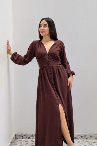 Belly dress chocolate