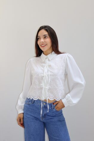 Blusa broderie aria
