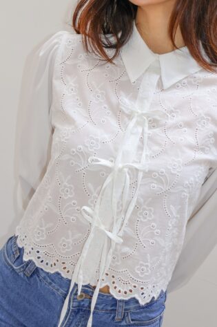 Blusa broderie aria
