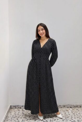 Belly dress polka dots