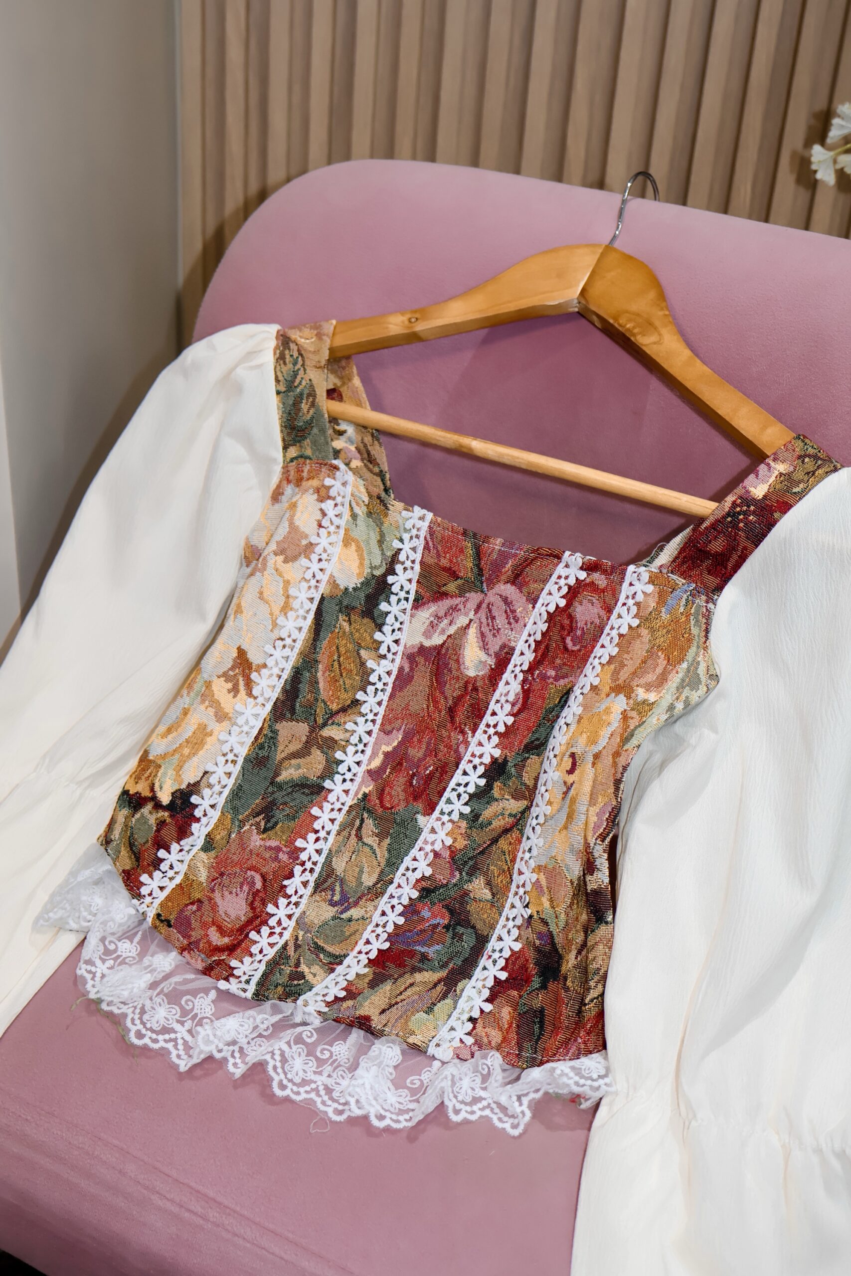 Blusa Victoria rosa - Imagen 4