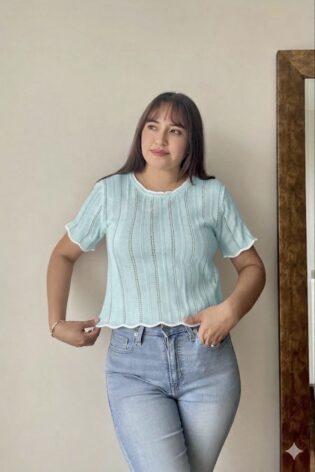 BASICO TEJIDO LIA AQUA